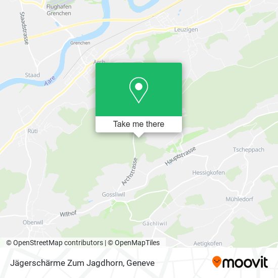 Jägerschärme Zum Jagdhorn map