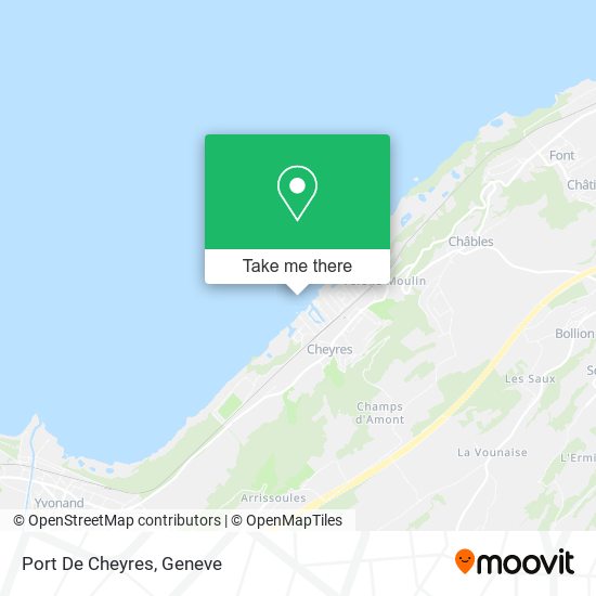 Port De Cheyres map