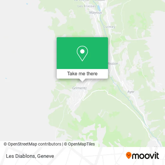 Les Diablons map