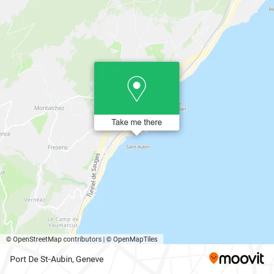 Port De St-Aubin map