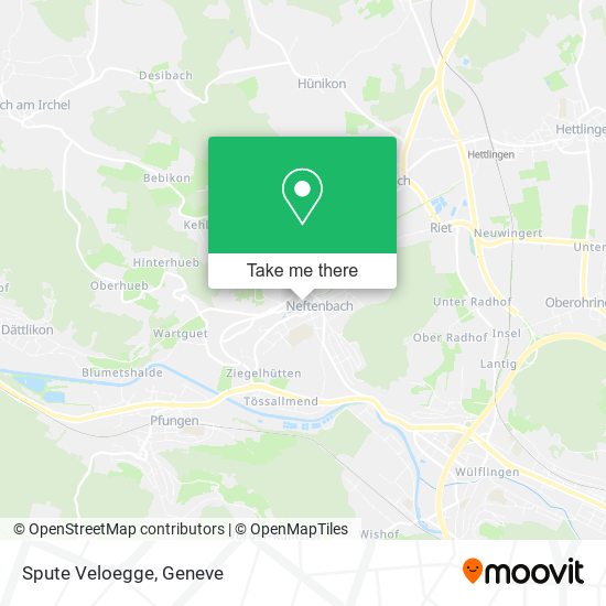 Spute Veloegge map