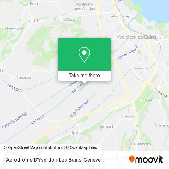 Aérodrome D'Yverdon-Les-Bains map