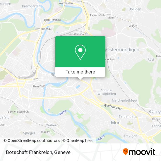Botschaft Frankreich map