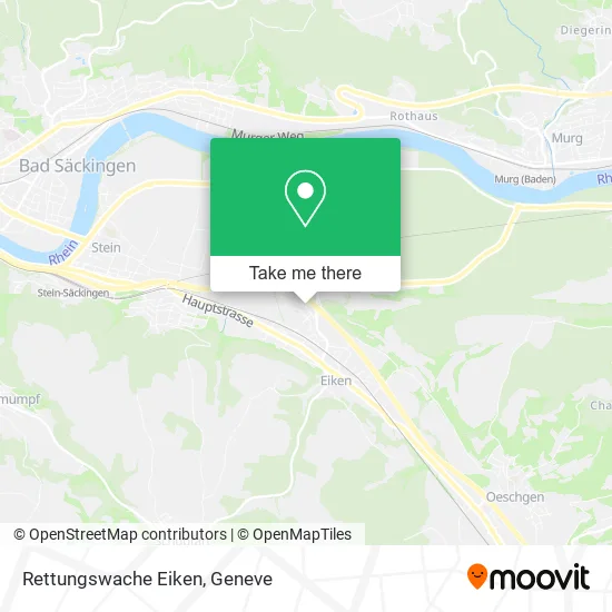 Rettungswache Eiken map