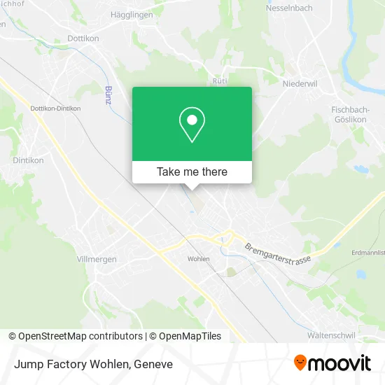 Jump Factory Wohlen map