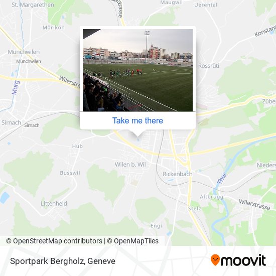 Sportpark Bergholz map