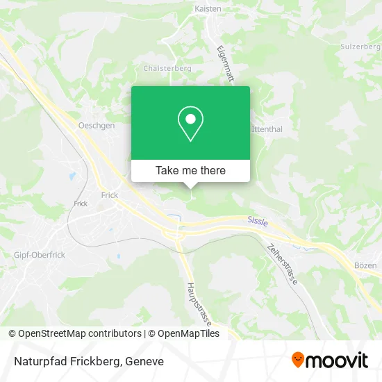 Naturpfad Frickberg map