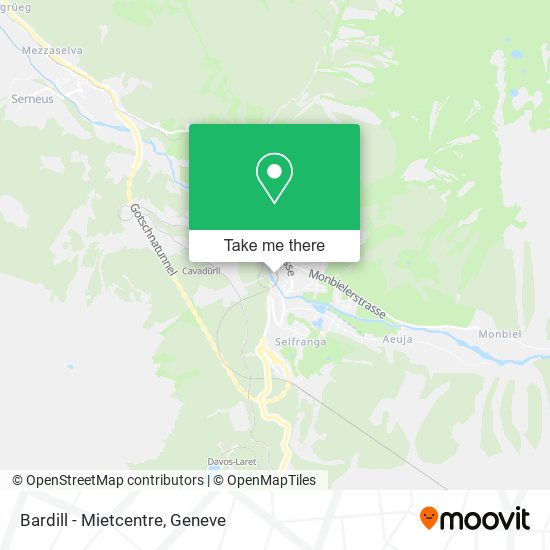 Bardill - Mietcentre map