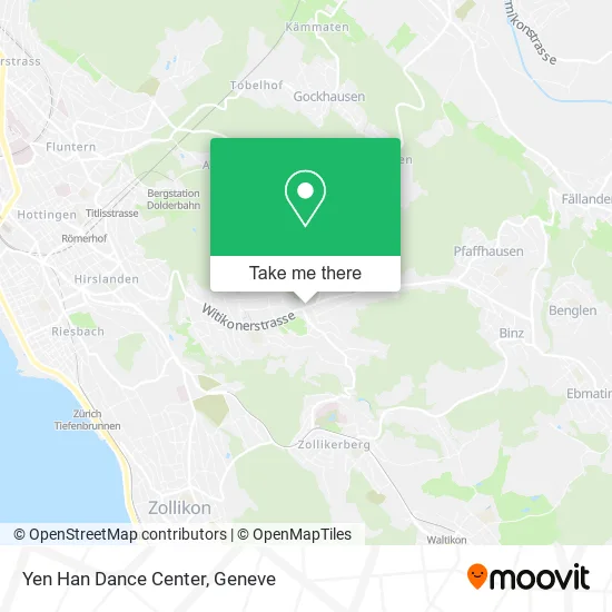 Yen Han Dance Center map