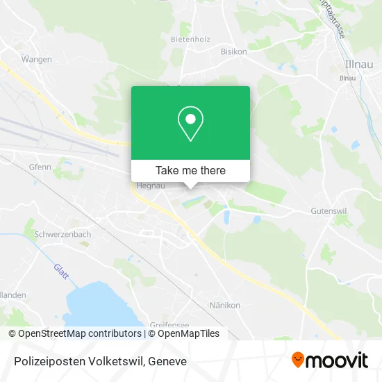 Polizeiposten Volketswil map