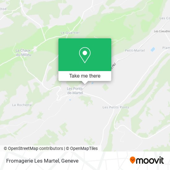 Fromagerie Les Martel map