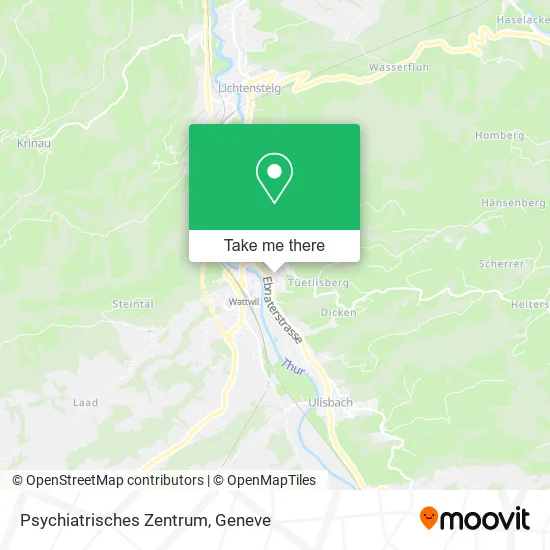 Psychiatrisches Zentrum map