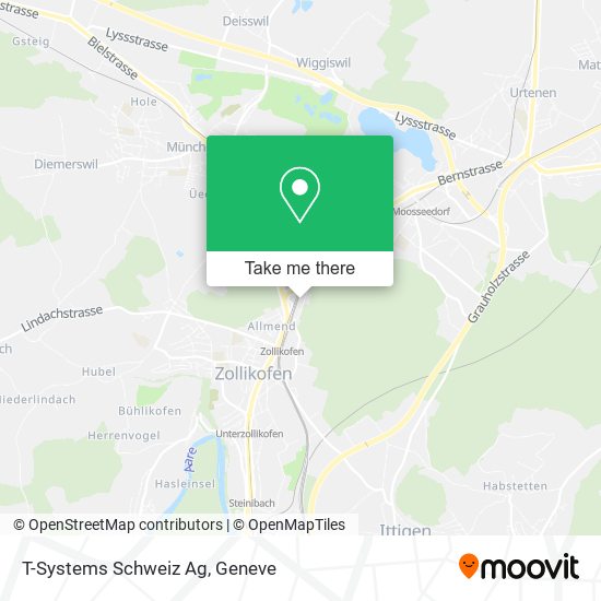T-Systems Schweiz Ag map