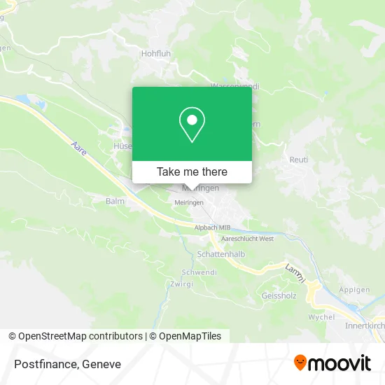 Postfinance map