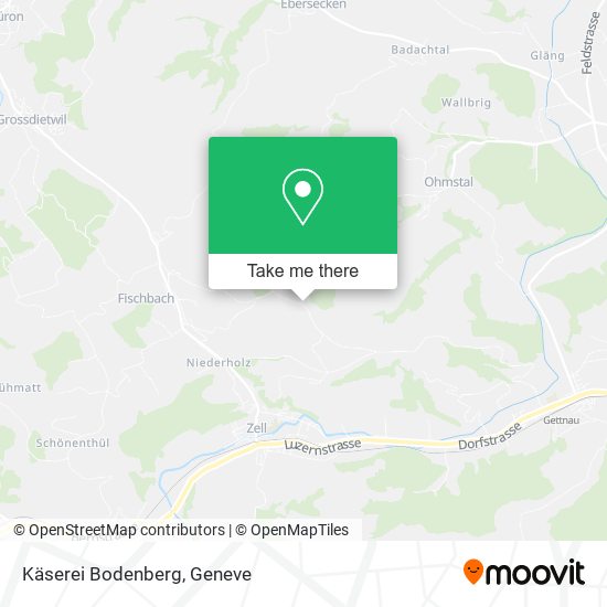 Käserei Bodenberg map