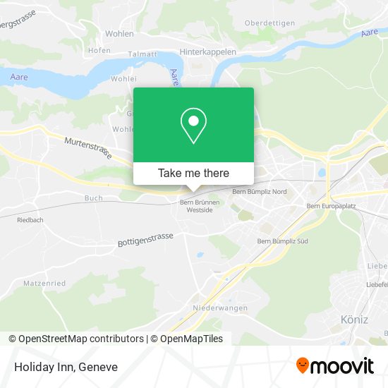 Holiday Inn map