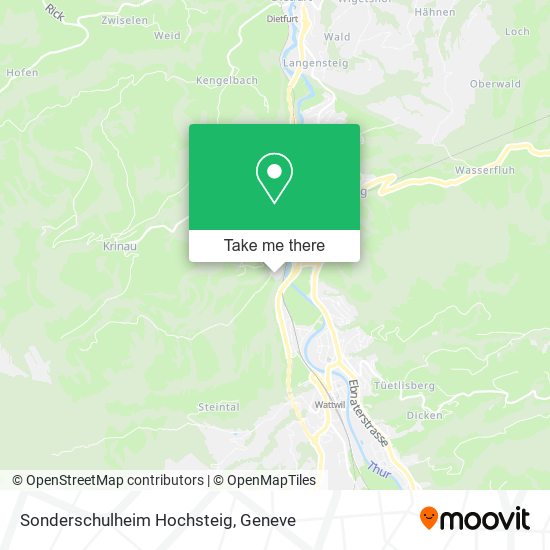 Sonderschulheim Hochsteig map