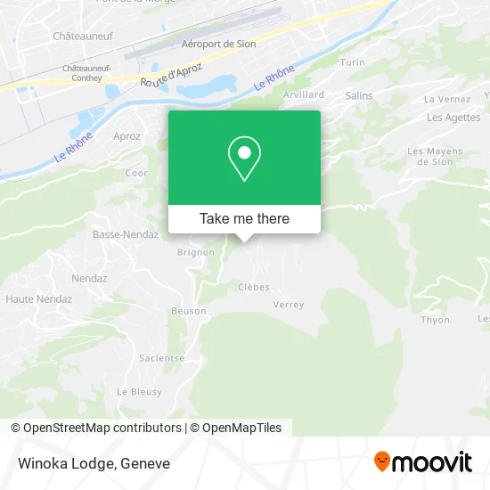 Winoka Lodge map