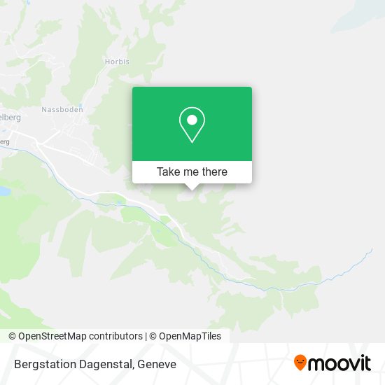 Bergstation Dagenstal map