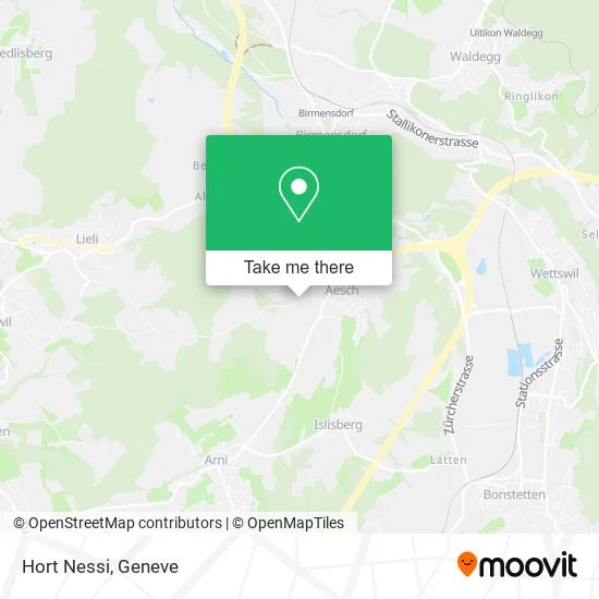 Hort Nessi map