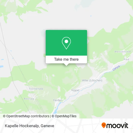 Kapelle Hockenalp map