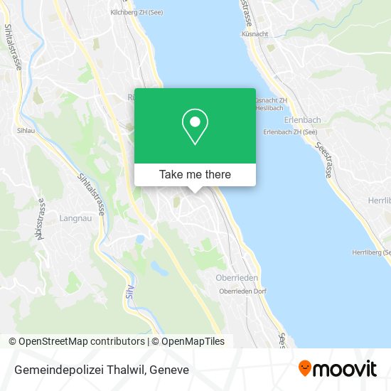 Gemeindepolizei Thalwil map