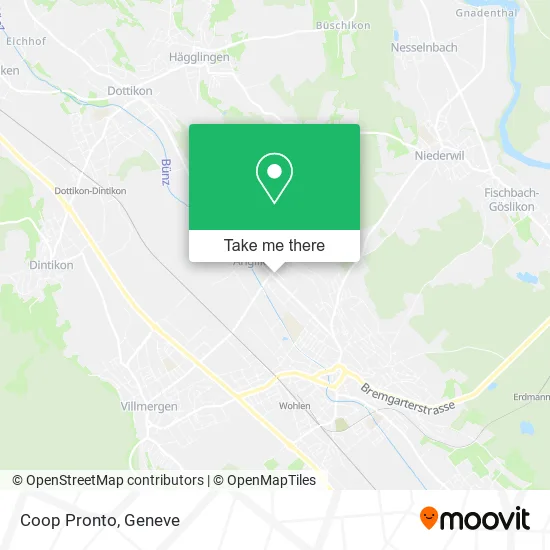 Coop Pronto map