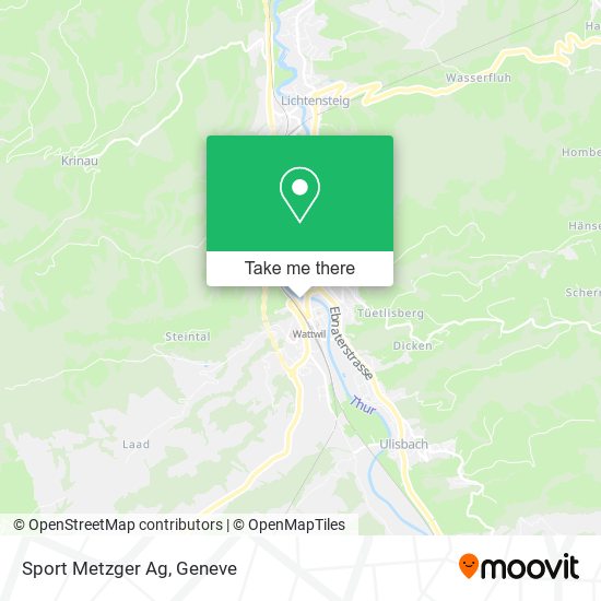 Sport Metzger Ag map