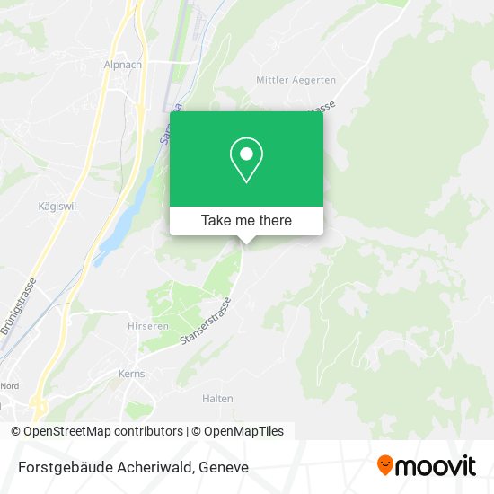 Forstgebäude Acheriwald map