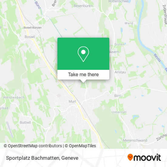 Sportplatz Bachmatten map