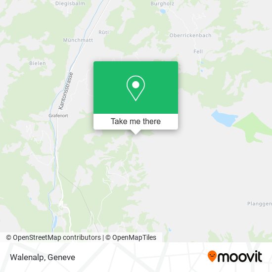 Walenalp map