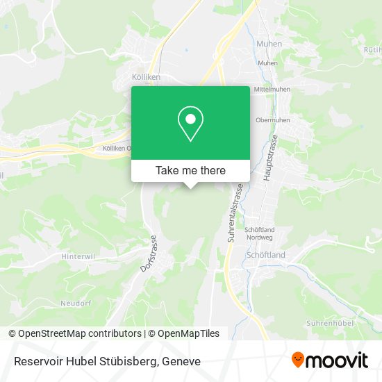 Reservoir Hubel Stübisberg map
