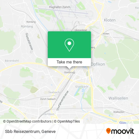 Sbb Reisezentrum map