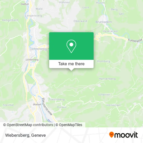 Webersberg map