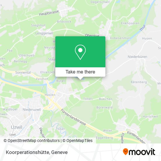 Koorperationshütte map