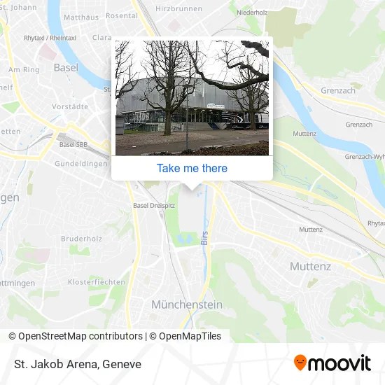 St. Jakob Arena map