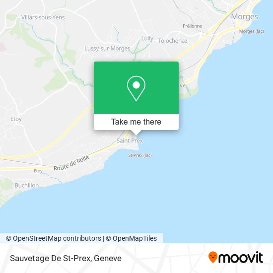 Sauvetage De St-Prex map