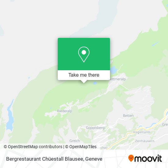 Bergrestaurant Chüestall Blausee map