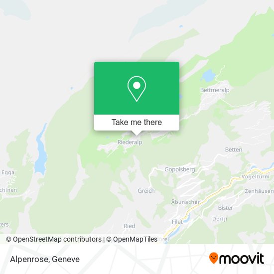 Alpenrose map