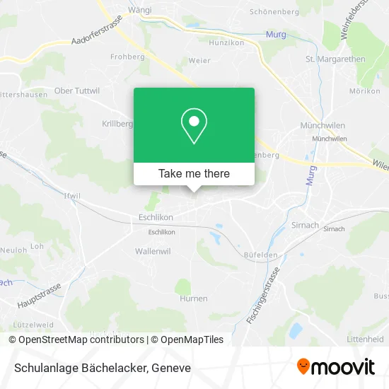 Schulanlage Bächelacker map