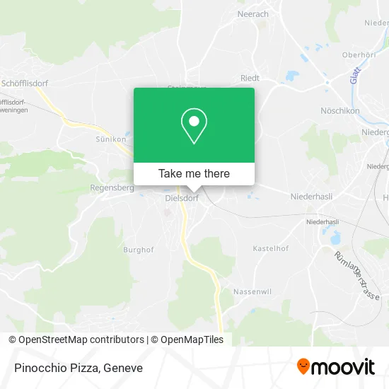 Pinocchio Pizza map