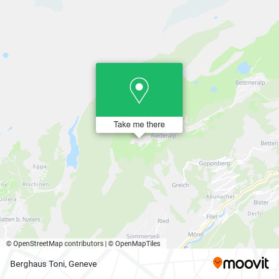 Berghaus Toni map