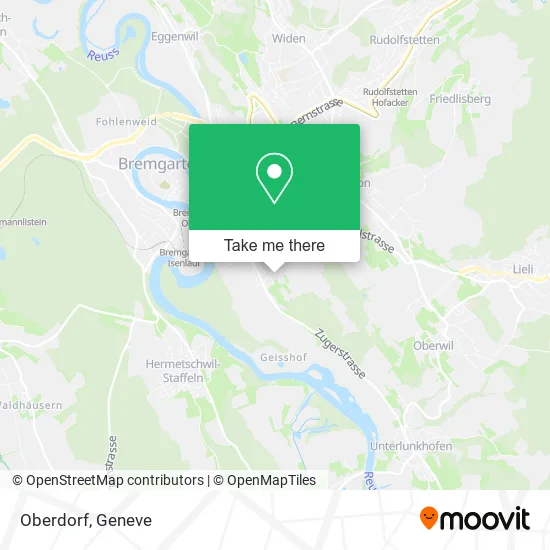 Oberdorf map