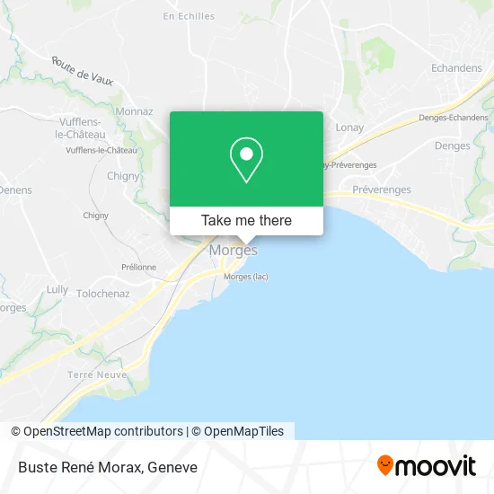 Buste René Morax map