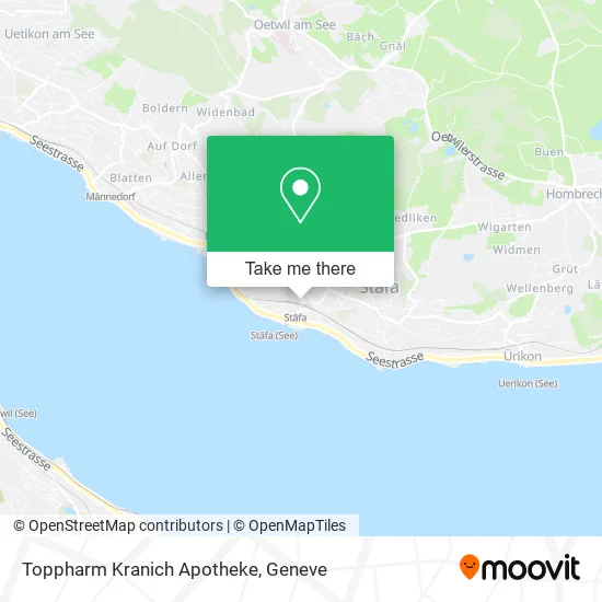 Toppharm Kranich Apotheke map