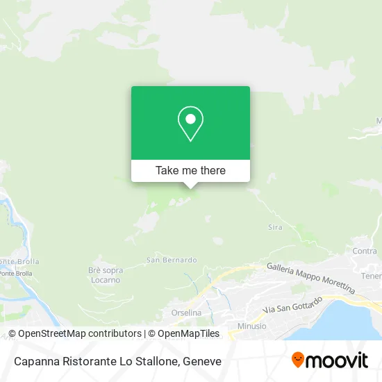 Capanna Ristorante Lo Stallone map