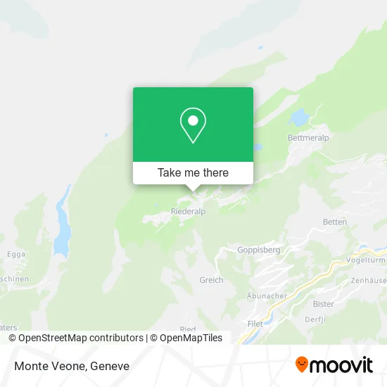 Monte Veone map
