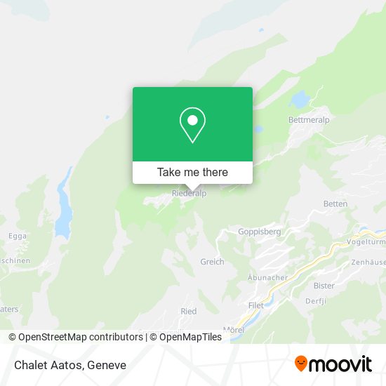 Chalet Aatos map