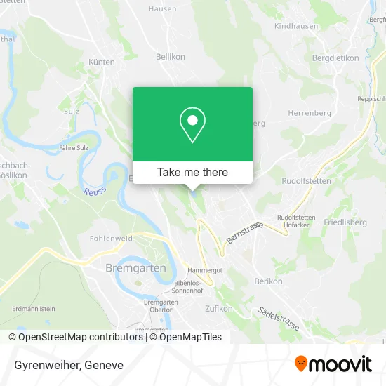 Gyrenweiher map