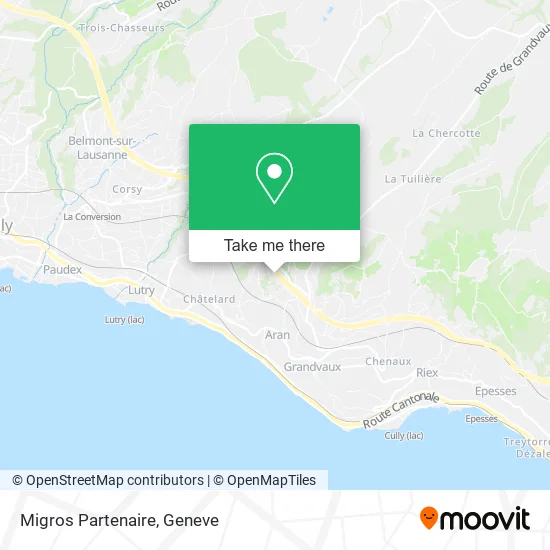 Migros Partenaire map